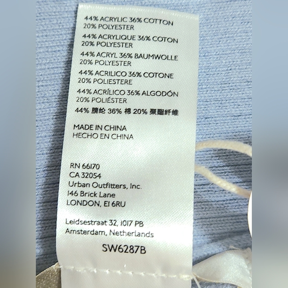 NWT Anthropologie Flat White 2Pc Ribbed Sweater Dress XS Blue Grey Retails $180 - Picture 12 of 16